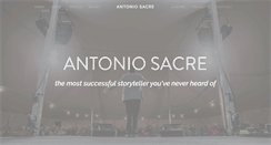 Desktop Screenshot of antoniosacre.com